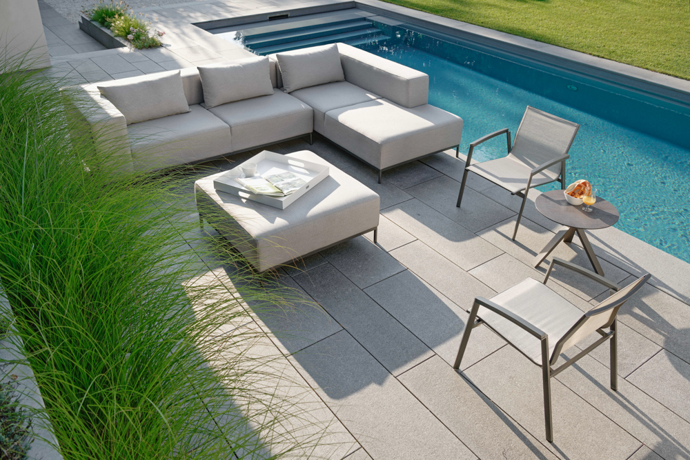 Stern New Top Lounge-Stapelsessel Aluminium