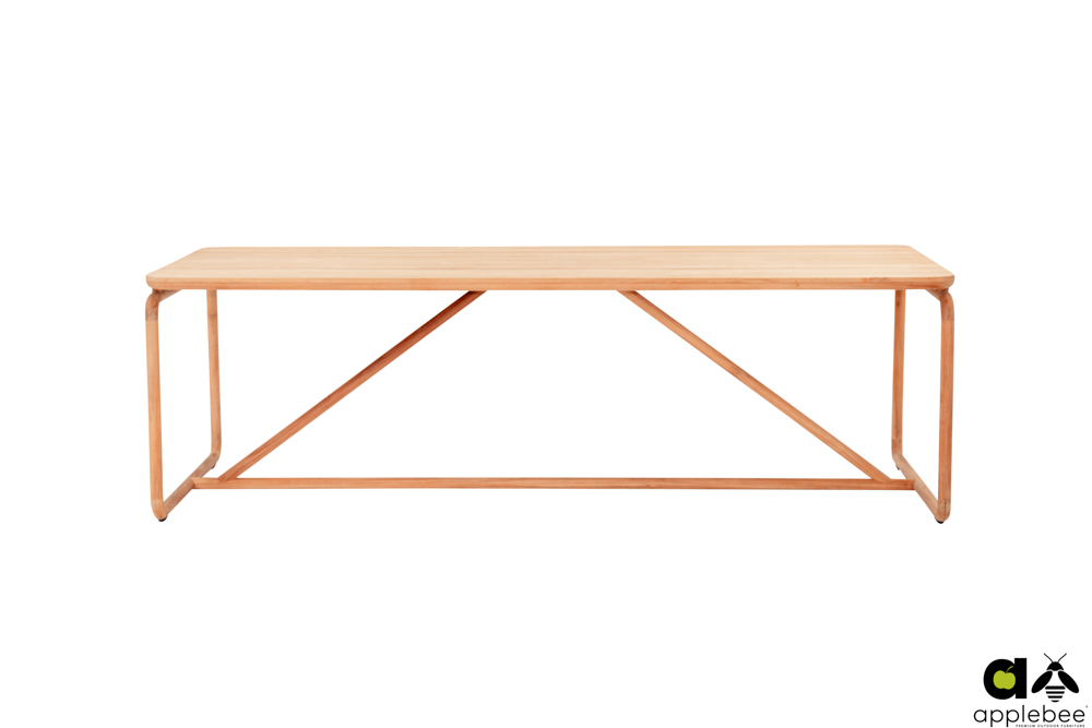 Apple Bee Dolce Dining Tisch Teak 240x100 cm