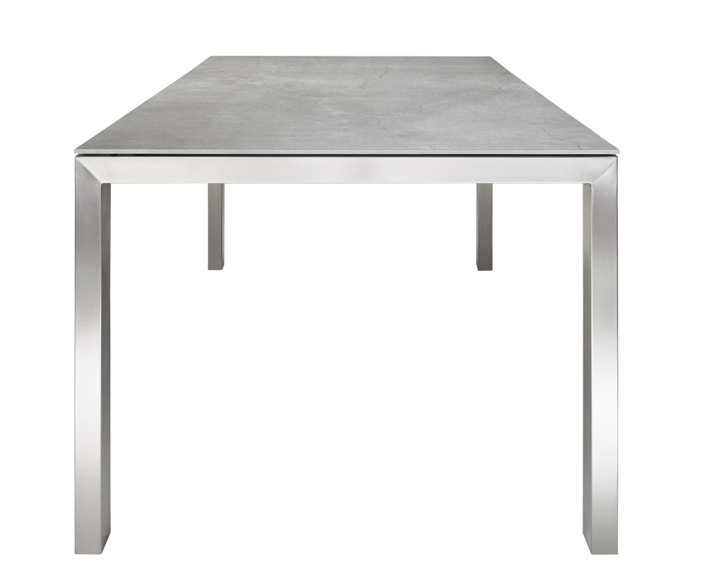Solpuri Mono Edelstahl Ausziehtisch 180/240x100 cm