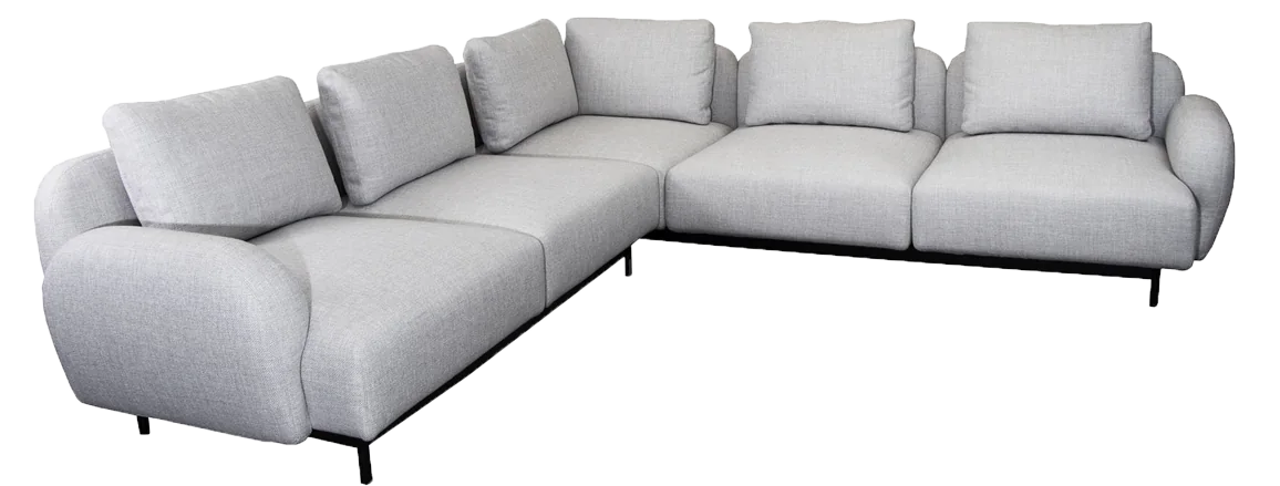 Cane-line Aura Ecksofa 262x262x68 cm Aluminium