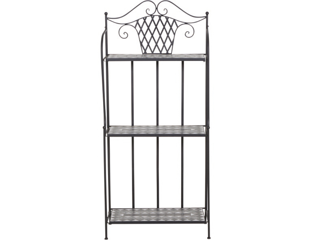 Siena Garden Como Regal 63x29x142 cm Stahl/Keramik