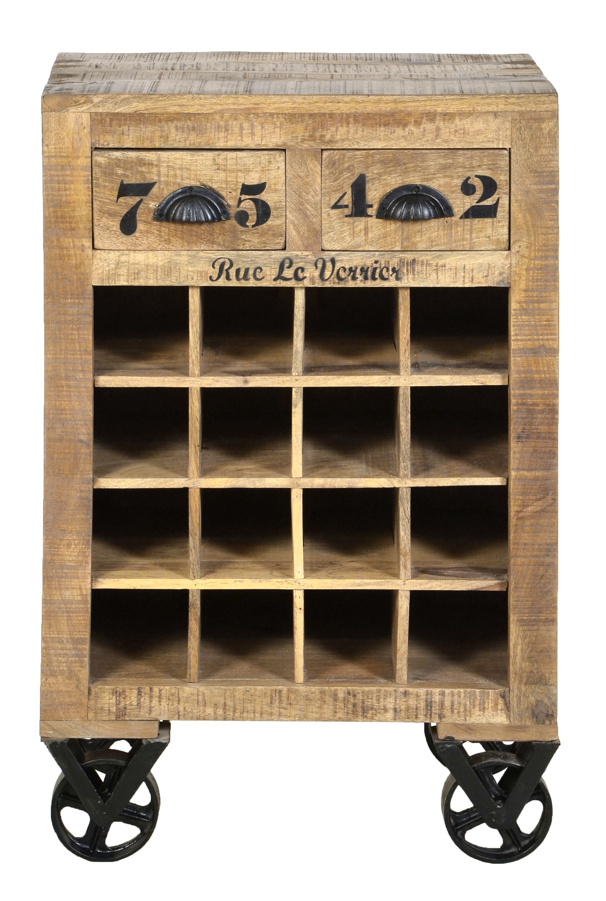 SIT Möbel RUSTIC Wein-Kommode lackiertes Mangoholz mit starken  Gebrauchsspuren Natur Antik | Kommoden | Kommoden & Sideboards | Möbel |  Beckhuis