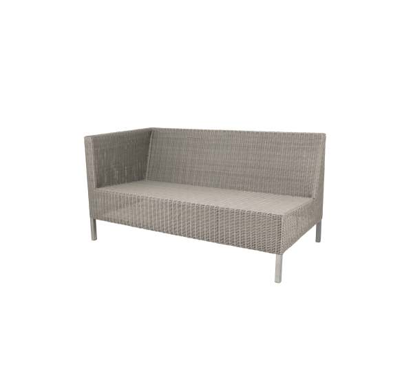 Cane-Line Connect Dining Lounge 2-Sitzer Modulsofa rechts