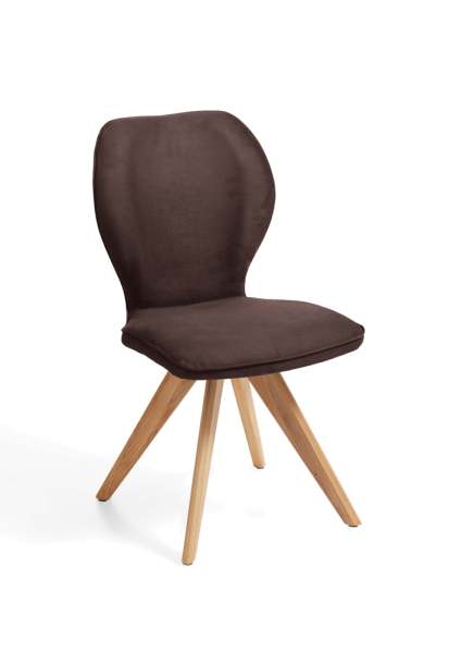 Niehoff Sitzmöbel Colorado Trend-Line Design-Stuhl Wildeiche/Polyester - 180° drehbar
