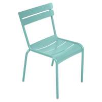 Fermob Luxembourg Stuhl aus Stahl Lagunenblau
