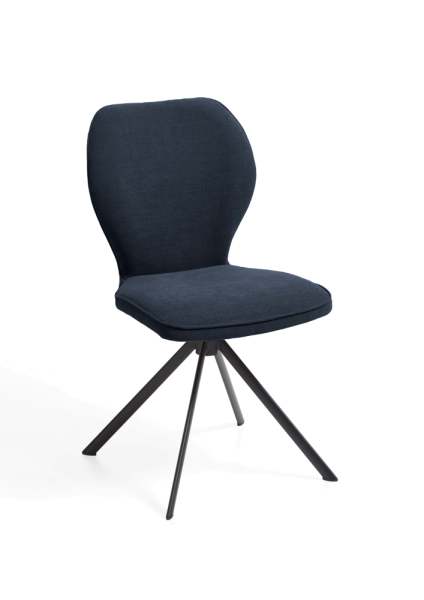 Niehoff Sitzmöbel Colorado Trend-Line Design-Stuhl Eisengestell - Webstoff - 180° drehbar
