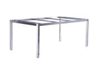 Zebra Tischgestell für Tischplatten 180x100 oder 210x100 cm Aluminium Graphite 180 cm