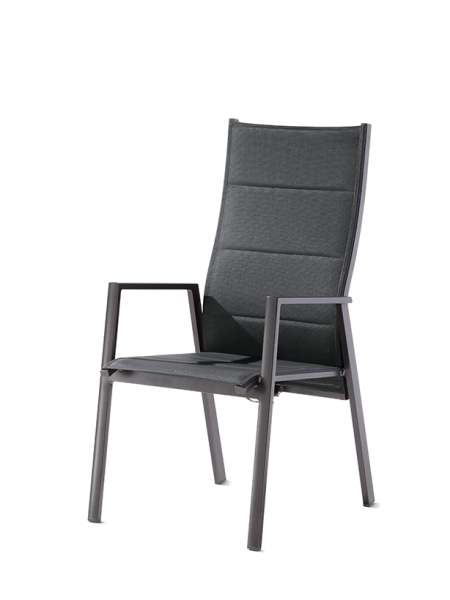 Sieger Navaro Verstellbarer Sessel Aluminium/Gepolstert