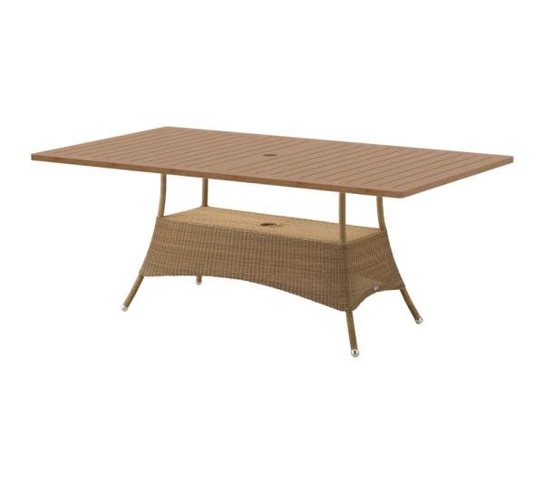 Cane-Line Lansing Tisch mit Tischplatte 180x100 cm