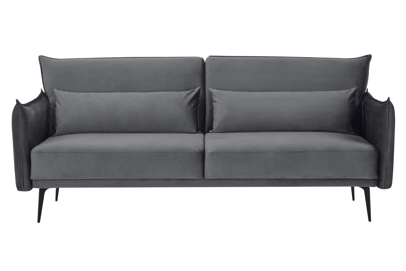 SalesFever 3-Sitzer Sofa Samt Grau mit Schlaffunktion 207x86x88 cm |  Schlafsofas | Sofas & Couches | Möbel | Beckhuis
