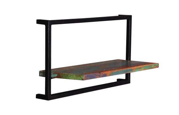 SIT Möbel RIVERBOAT Wandregal 4-teilig Metall/Altholz starken Gebrauchsspuren lackiert