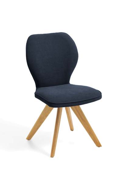 Niehoff Sitzmöbel Colorado Trend-Line Design-Stuhl Eichengestell - Webstoff