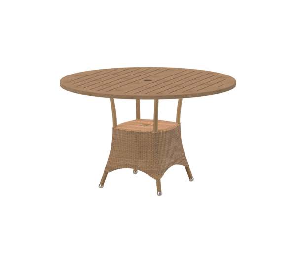 Cane-Line Lansing Tisch mit Tischplatte Ø 120 cm