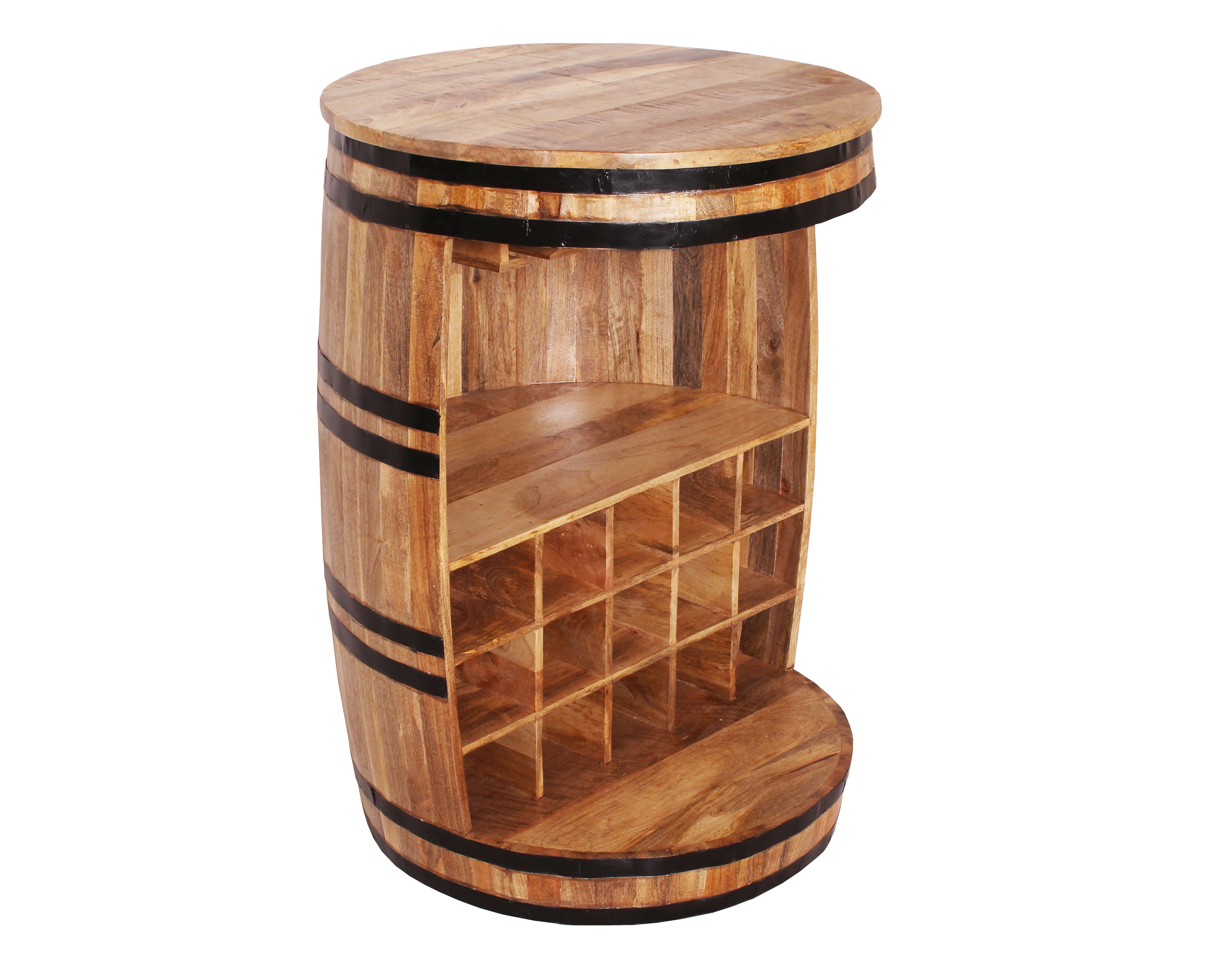 SIT Möbel RUSTIC Barschrank lackiertes Mangoholz mit starken  Gebrauchsspuren Natur Antik | Barhocker | Stühle | Möbel | Beckhuis