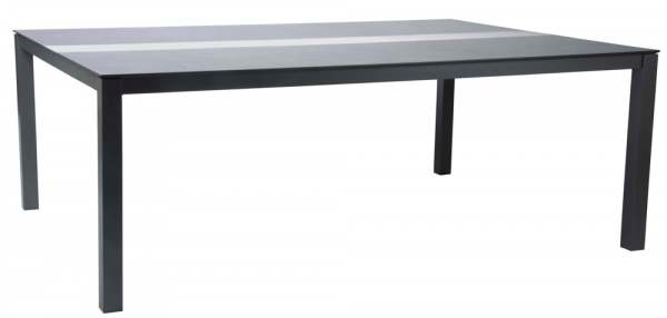 Stern Tisch Aluminium 200x140 cm mit Tischplatte Silverstar 2.0, 3-geteilt