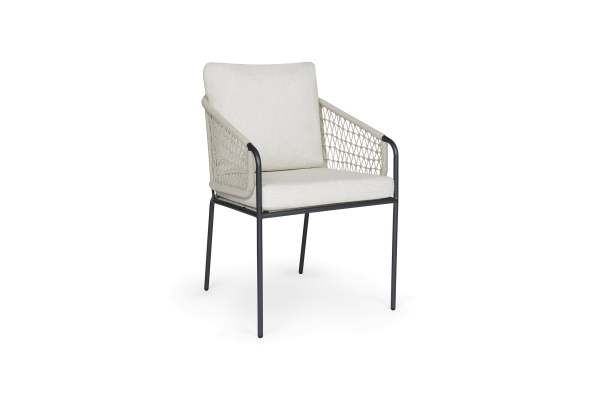 SUNS REVELLO Dining Chair Fishbone weaving/Edelstahlgestell