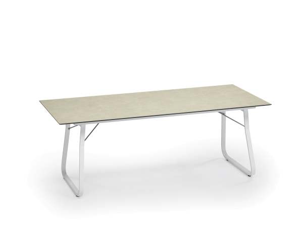 Weishäupl Ahoi Tisch HPL-Platte Aluminiumgestell pulverbeschichtet 200x90 cm