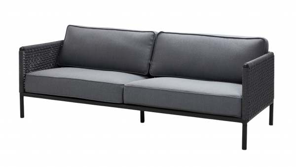 Cane-Line Encore 3-Sitzer Sofa inkl. Kissen