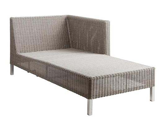 Cane-Line Connect Chaiselounge Modulsofa, links