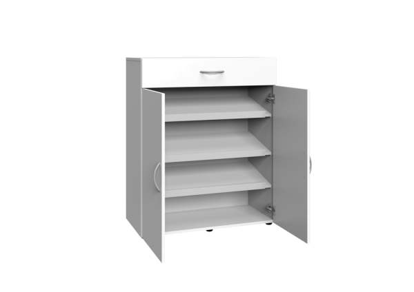 Wimex Multiraumkonzept Schuhschrank 2 Türen 1 Schublade Weiß Holzwerkstoff  | Schuhschränke | Schränke | Möbel | Beckhuis