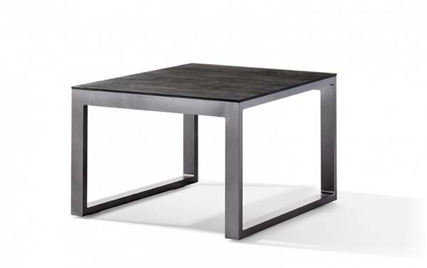 Sieger Loungetisch mit Polytec-Tischplatte 60x60x44 cm