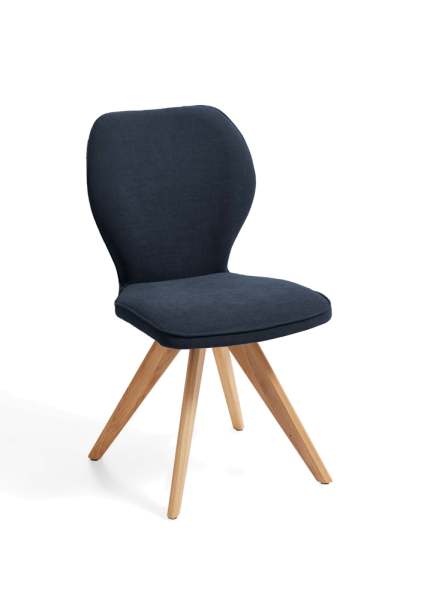 Niehoff Sitzmöbel Colorado Trend-Line Design-Stuhl Gestell Wildeiche - Webstoff