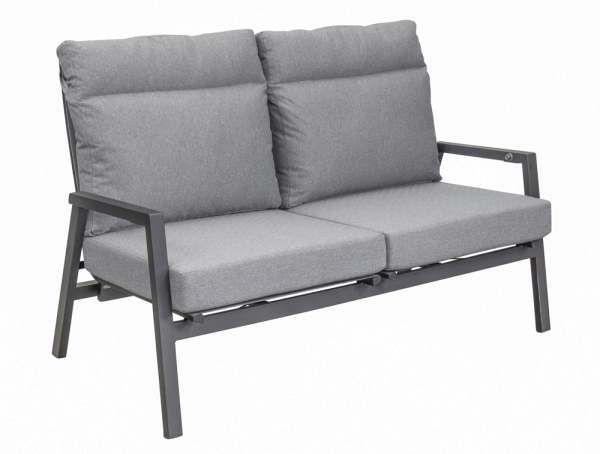 LC Garden Sondrino Loungesofa 2-Sitzer Aluminium/Textilene