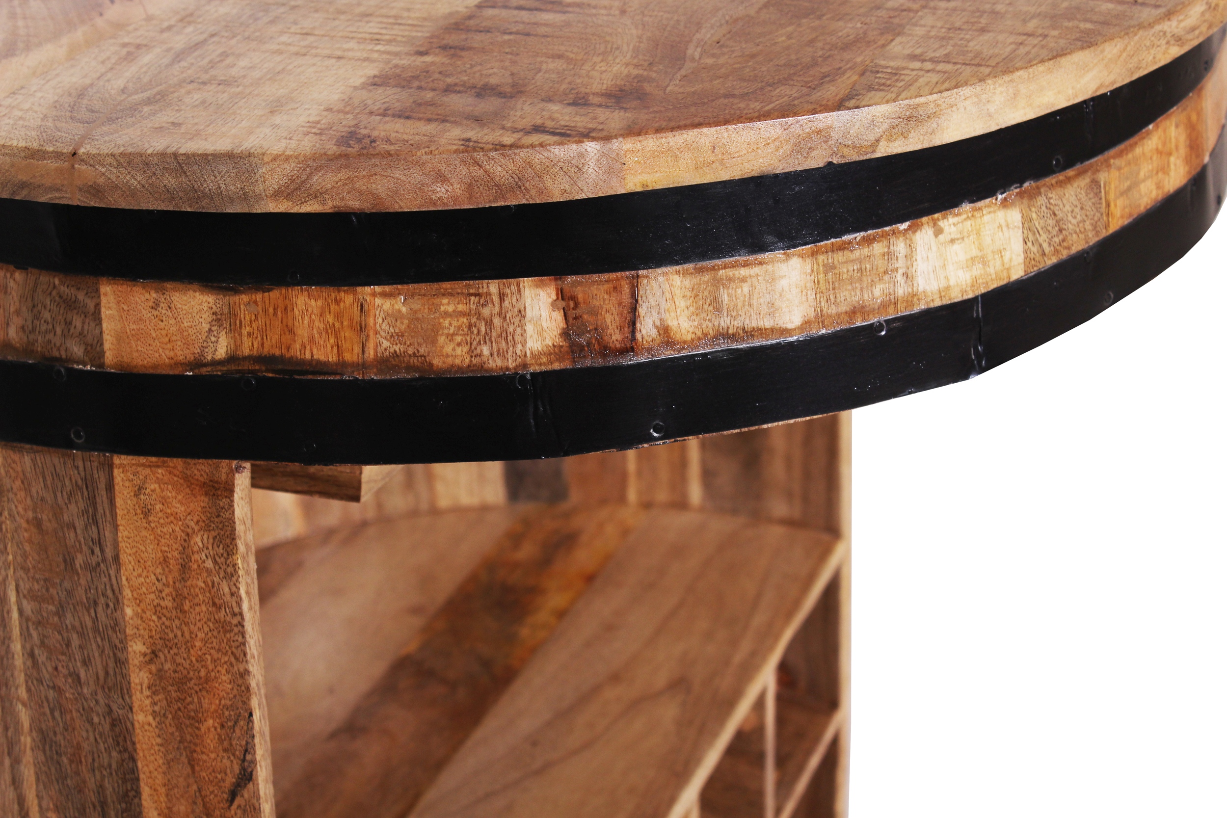 SIT Möbel RUSTIC Barschrank lackiertes Mangoholz mit starken  Gebrauchsspuren Natur Antik | Barhocker | Stühle | Möbel | Beckhuis