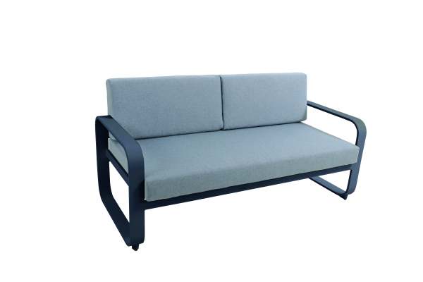 MWH Widero 2-Sitzer Sofa Aluminium/Olefin matt grey inkl. Kissen