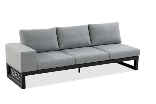 Niehoff Malta 3-Sitzer Sofa Aluminium