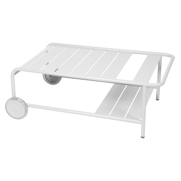 Fermob LUXEMBOURG Niedriger Tisch mit Rollen 105x72 cm Aluminium